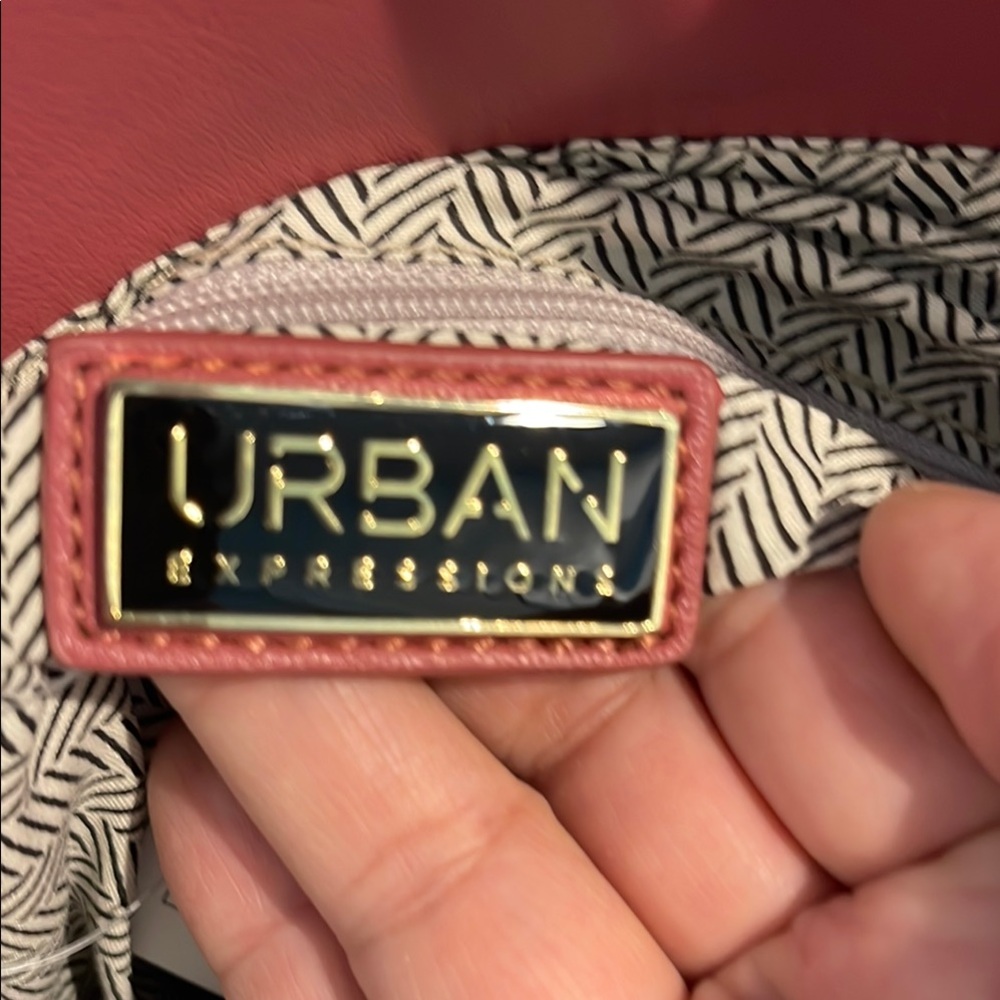 Urban Expressions Quilted Red Shoulder Bag - Picture 9 of 10